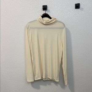 Madewell Cream Turtleneck Sweater